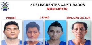 Detienen a hombres que cometieron delitos contra la mujer en Rivas