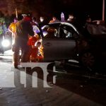 Padre e hija sufren accidente de tránsito en Managua nicaragua, managua, accidente,