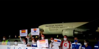 499 mil 200 dosis de la vacuna AstraZeneca llega a Nicaragua