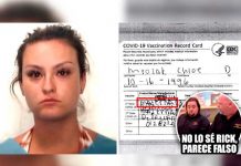 Mujer es descubierta tras falsificar certificado de vacunación contra el COVID-19 estados unidos, delito,
