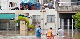 Inundaciones y ríos desbordados, lluvias afectan estados de México