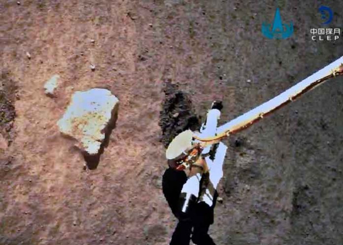 Hallan fragmentos exóticos en rocas lunares traídas por la misión Chang'e-5