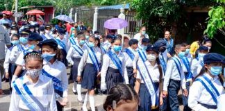 Celebran fiestas patrias bicentenarias en San Carlos, Río San Juan