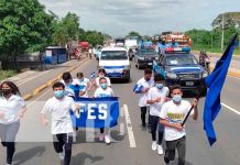 La Antorcha Centroamericana de la Libertad ingresa a Managua La Antorcha Centroamericana de la Libertad ingresa a Managua