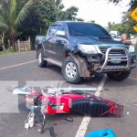 Motociclista lesionado por accidente de tránsito en Chontales Motociclista lesionado por accidente de tránsito en Chontales