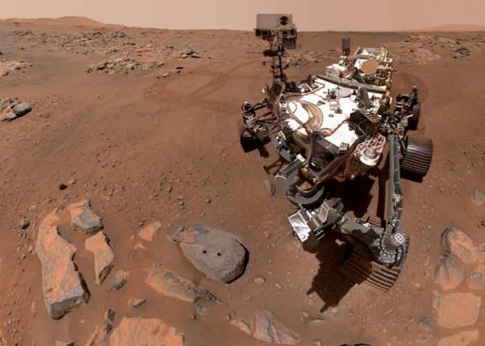 Perseverance envía nueva selfis en un sitio de recolección de muestras