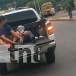 Motociclista lesionado al impactar contra un taxi en Juigalpa nicaragua, juigalpa, accidente,