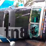 Choque entre camión y rastra deja varios lesionados en Acoyapa nicaragua, juigalpa, accidente,
