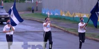 nicaragua, managua, daniel ortega, rosario murillo, antorcha,