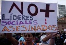 Asesinan a cinco líderes sociales en un día en Colombia Asesinan a cinco líderes sociales en un día en Colombia