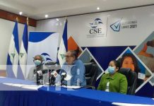 Conferencia de prensa del CSE Nicaragua