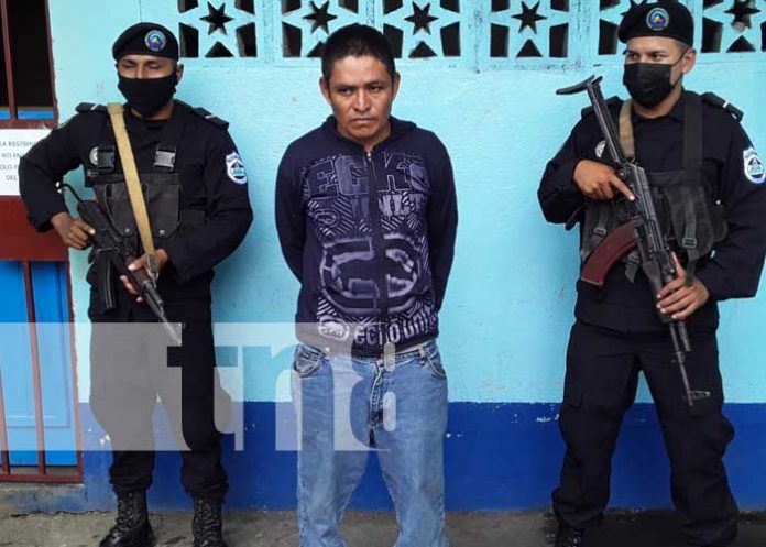Policía Nacional captura a homicida en Jinotega