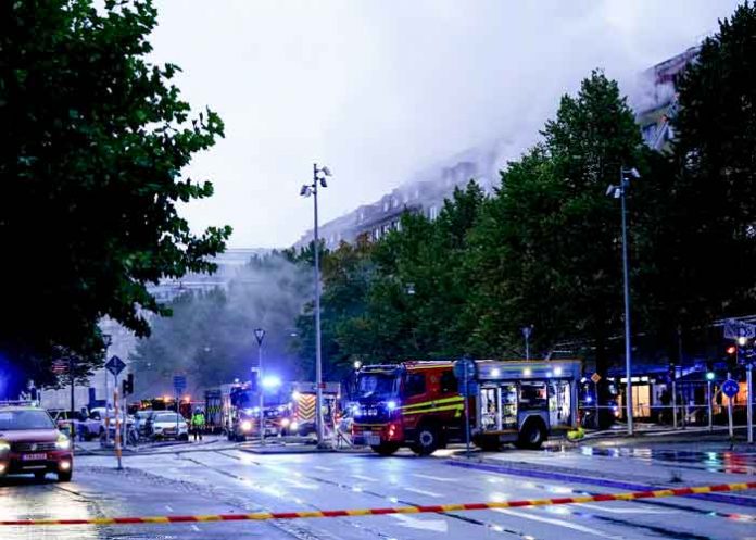 Fuerte explosión en Suecia