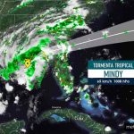 Se forma tormenta tropical Mindy al noreste del Golfo de México