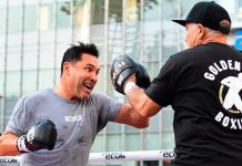 De La Hoya no peleará ante Belfort tras dar positivo a Covid-19 oscar, de la hoya, boxeo, belfort,