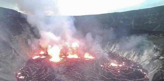 El volcán Kilauea, en Hawái, entra en erupción