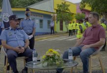 Entrevista en Estudio TN8 sobre formación de cadetes de la Policía Nacional