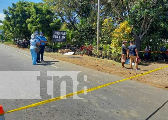 accidente-camioneta-001 Escena de un mortal accidente de tránsito en Masaya