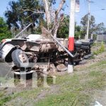 Más de 720 accidentes en una semana: Reporte de Tránsito Nacional Escena de accidentes de tránsito en Nicaragua