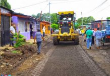 Avanza construcción de 9 cuadras del barrio Concepción de María, en Managua Construcción de nuevas cuadras para barrios de Managua