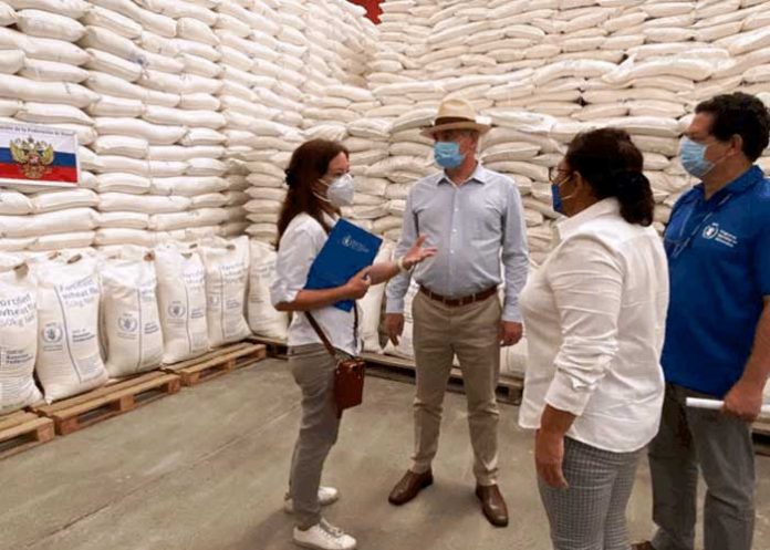 Federación de Rusia y PMA entregan alimentos al MINED