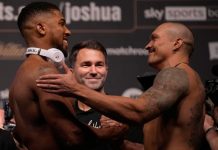 Joshua, mucho más pesado que Usyk previo a pelea por títulos anthony, joshua, usyk, boxeo,