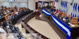 Sesión parlamentaria en la Asamblea Nacional de Nicaragua