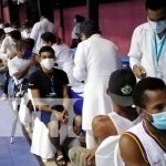 Puestos de vacunación contra el COVID-19 abarrotados en Bluefields