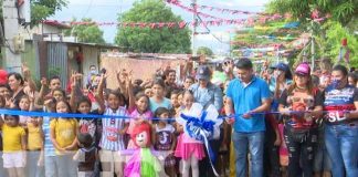 Mejoran 9 calles del barrio 19 de Julio en Managua