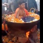 Captan a un niño hirviendo en una olla mientras medita en la India (VIDEO) Captan a un niño hirviendo en una olla mientras medita en la India