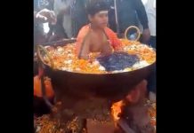 Captan a un niño hirviendo en una olla mientras medita en la India (VIDEO) Captan a un niño hirviendo en una olla mientras medita en la India