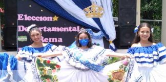 Celebración de la Chica Bicentenario 2021 en Boaco
