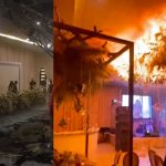 En pocos segundos una boda casi pasa a funeral al incendiarse las decoraciones En pocos segundos una boda casi pasa a funeral