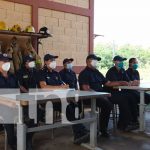 Bomberos de Nandaime en preparación