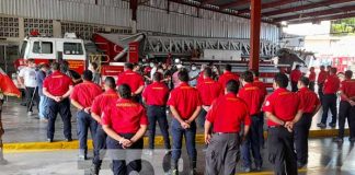 Capacitación a bomberos de Nicaragua