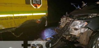Escena del brutal accidente en Chontales donde un joven perdió un brazo