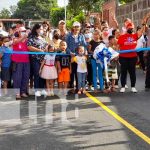 Estrenan tres calles recarpeteadas en el barrio Carlos Fonseca, Managua Nuevas calles para mejoría de las familias en Managua