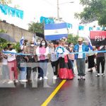 Pobladores del barrio William Galeano estrenan nuevas calles Nuevas calles para el barrio William Galeano, en Managua
