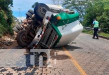 Aparentemente una falla mecánica originó un accidente en Quilali Accidente de tránsito en Quilalí