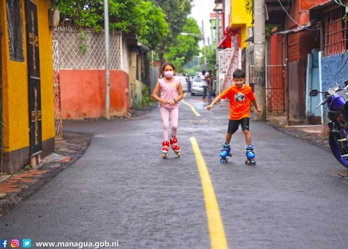 Familias del barrio Las Torres estrenan calles