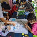 Infantes del CDI Saúl Suazo de Somoto saludan las fiestas patrias CDI de Somoto en concurso infantil de dibujo de símbolos patrios
