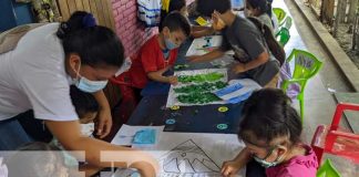 CDI de Somoto en concurso infantil de dibujo de símbolos patrios