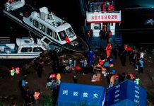 Al menos ocho muertos y siete desaparecidos por naufragio en China
