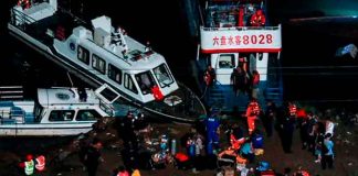 Al menos ocho muertos y siete desaparecidos por naufragio en China