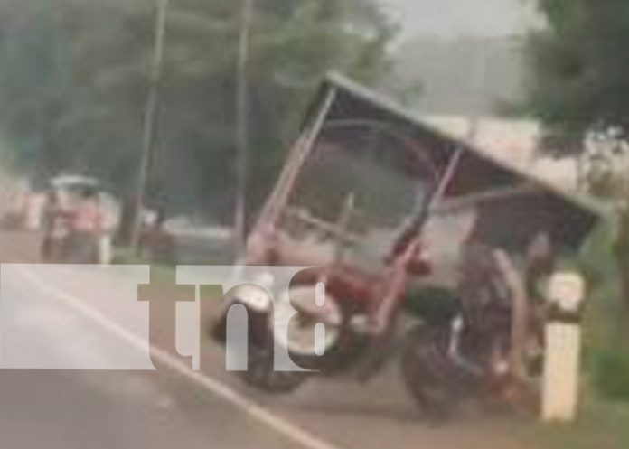 Motociclista en estado de ebriedad casi pierde la vida en Chinandega