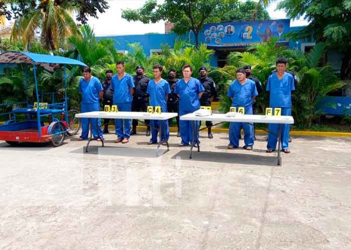 Tras las rejas 16 malhechores en el departamento de Chinandega.