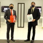 Claro Nicaragua y el Colegio Saint Mary firman convenio de colaboración Firma de convenio entre Claro Nicaragua y St Mary School