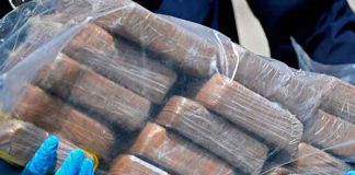 Cocaína encontrada en Colombia en una avioneta