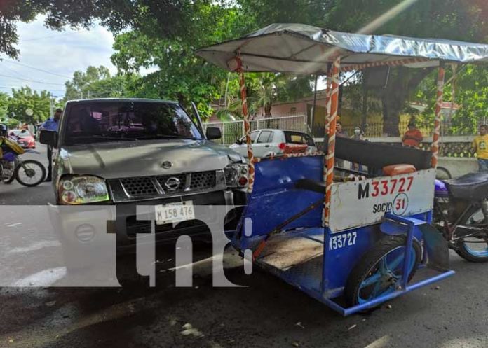 Madre e hijas lesionadas en accidente en Managua