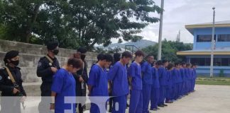 Conferencia de prensa sobre detención de delincuentes en Nueva Segovia